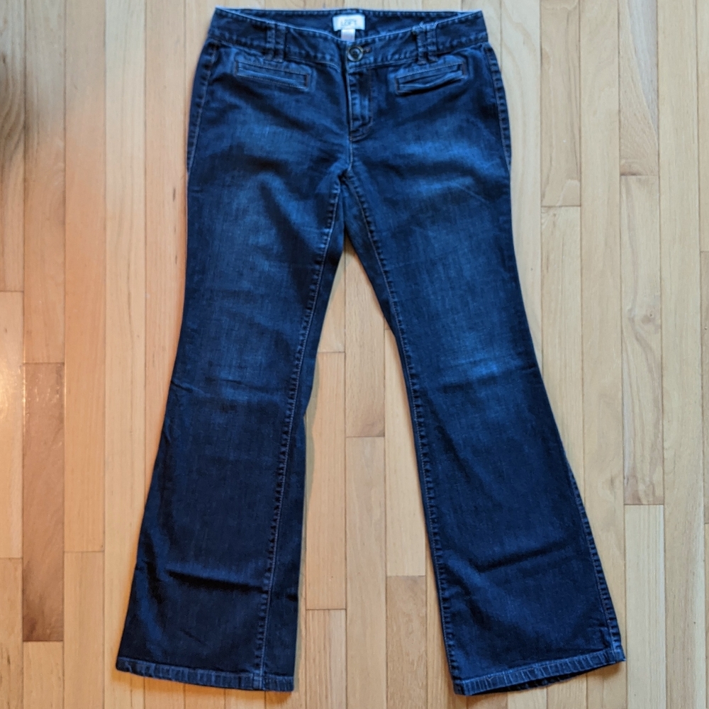 Loft Dark Wash Flare Jeans